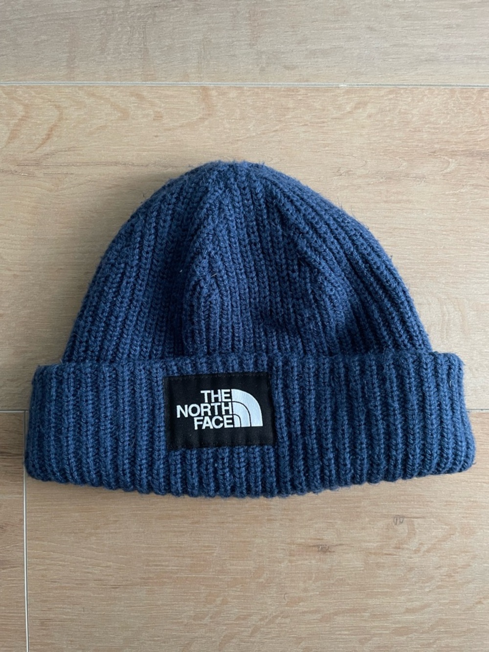 THE NORTH FACE Kid’s Blue Knit Beanie